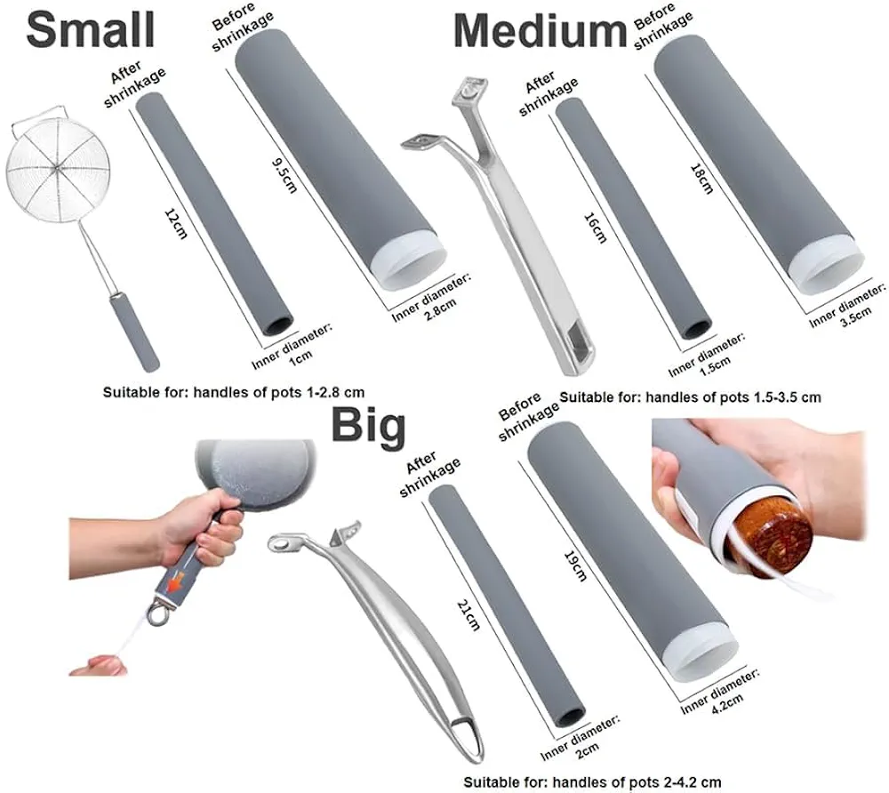غطاء سيليكون حراري لمقابض الأواني