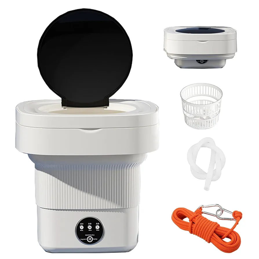 غسالة كهربائية قابلة للطي