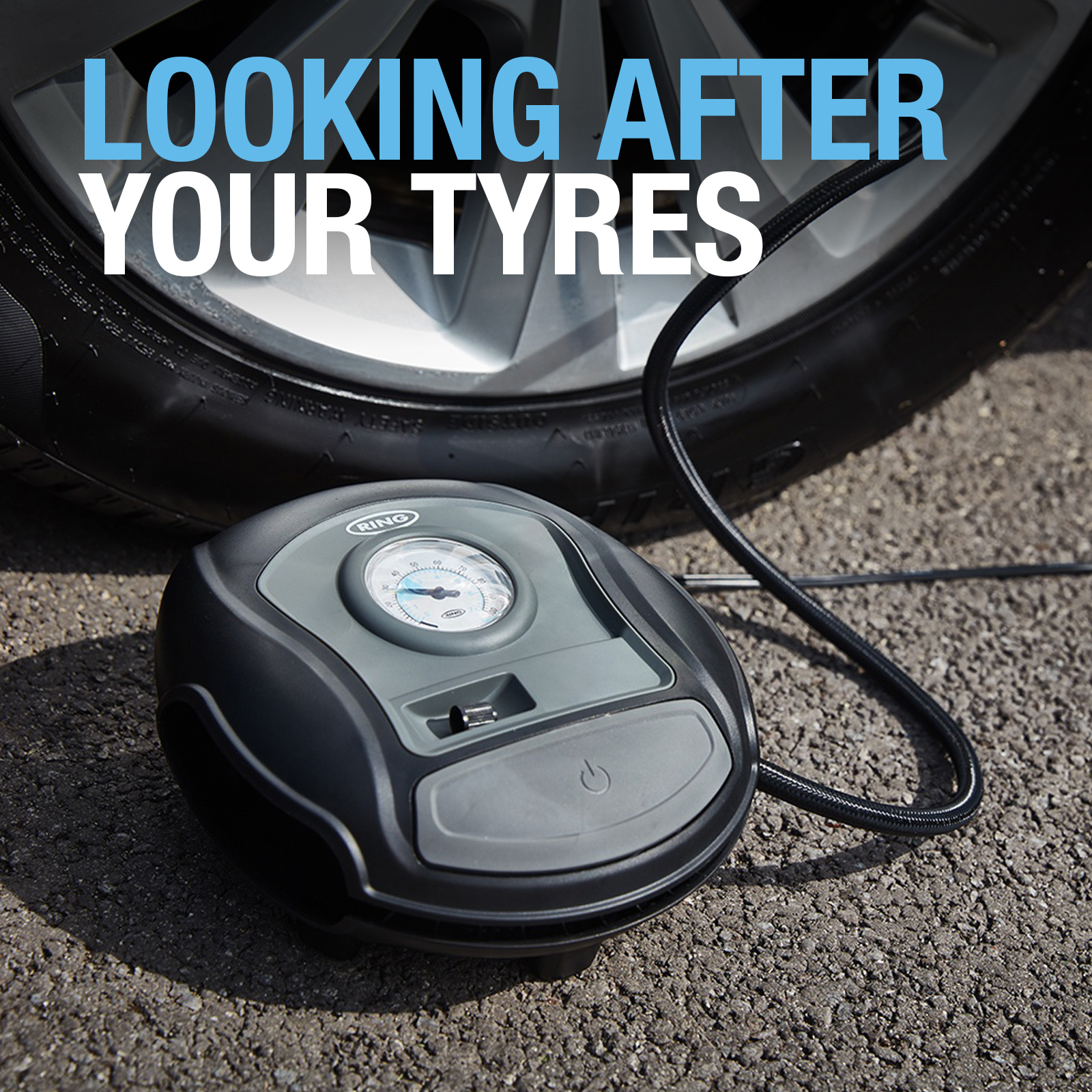 منفاخ هواء كهربائي RING للسيارات