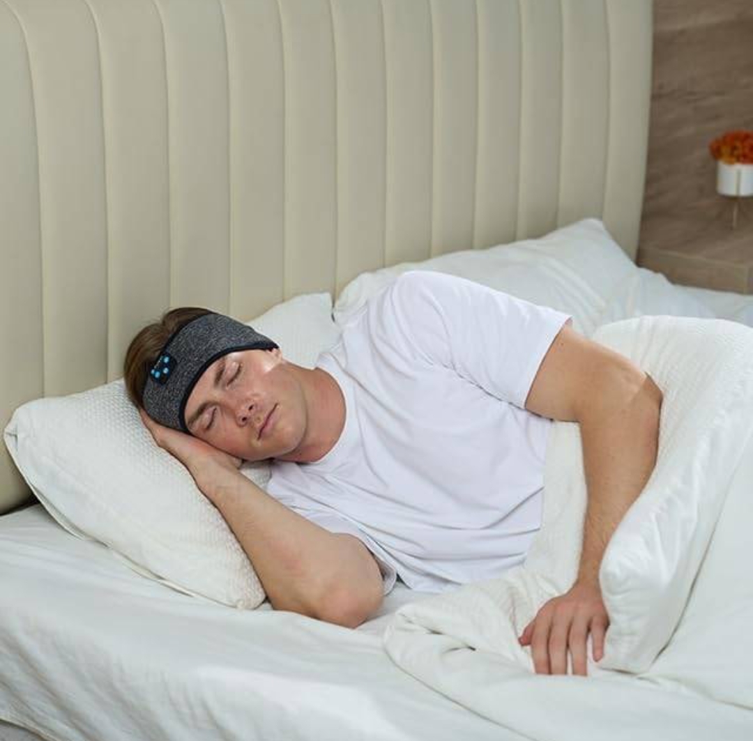 عصابة رأس بلوتوث مع سماعات مدمجة 