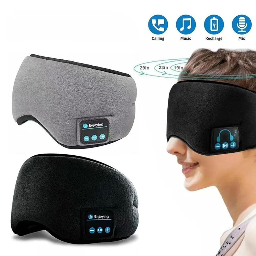 قناع نوم بلوتوث مع سماعات مدمجة
