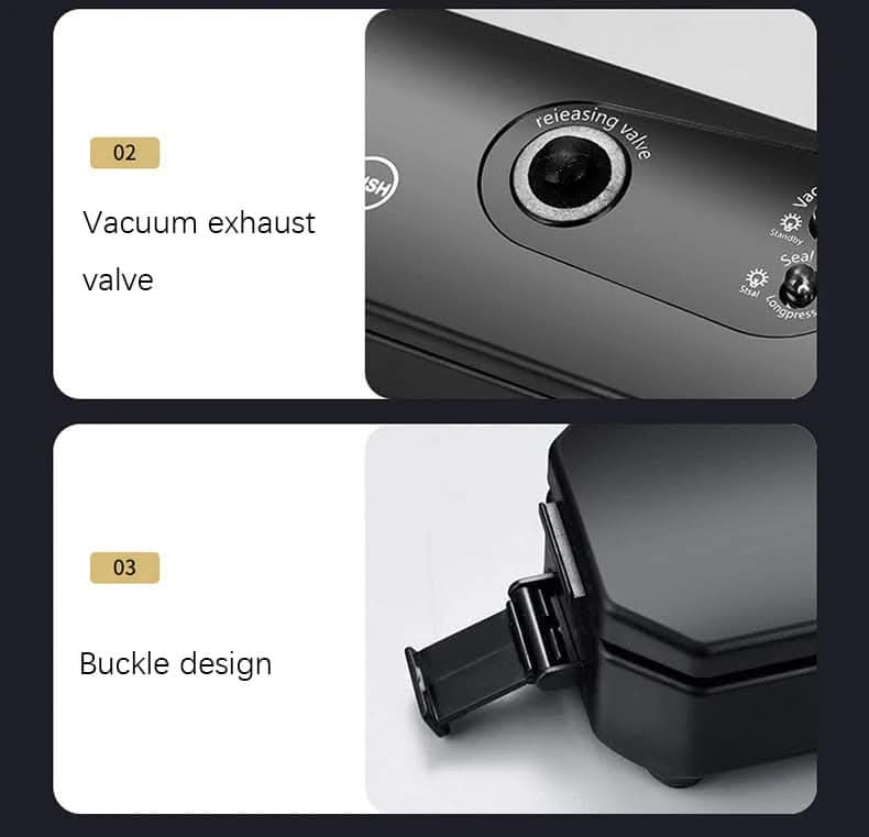 آلة تفريغ الهواء وحفظ الطعام 