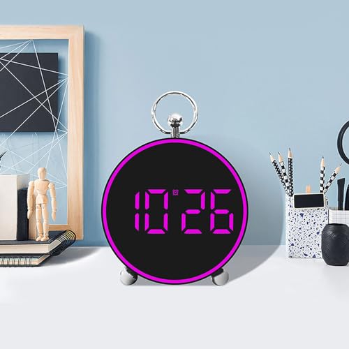 ساعة رقمية LED متعددة الألوان