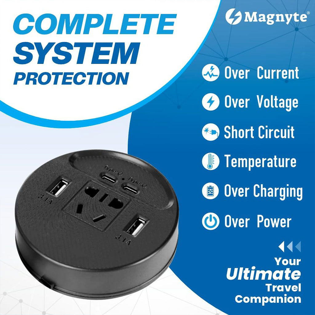 موزع طاقة متعدد المنافذ Magnyte