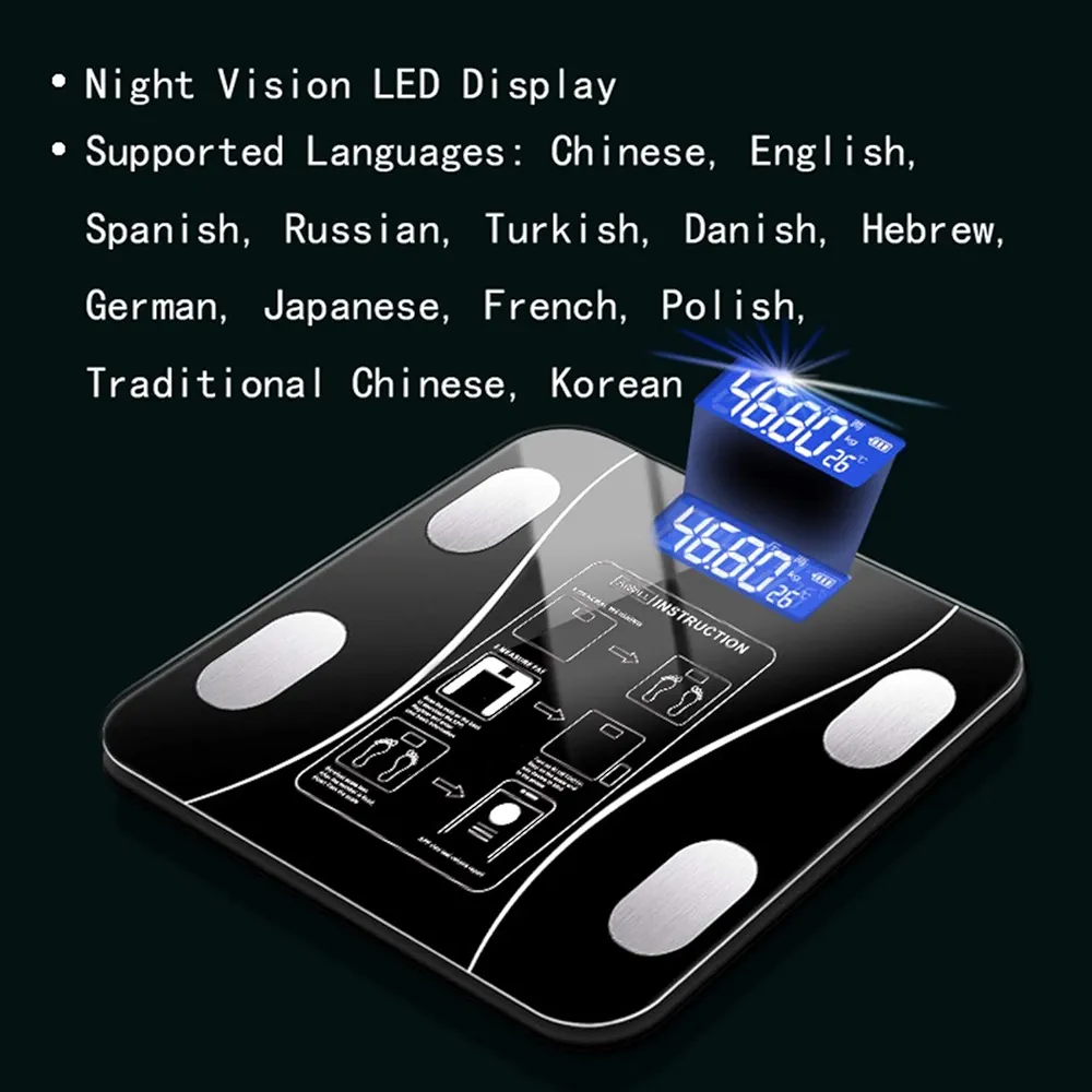 ميزان ذكي بلوتوث Smart Scale