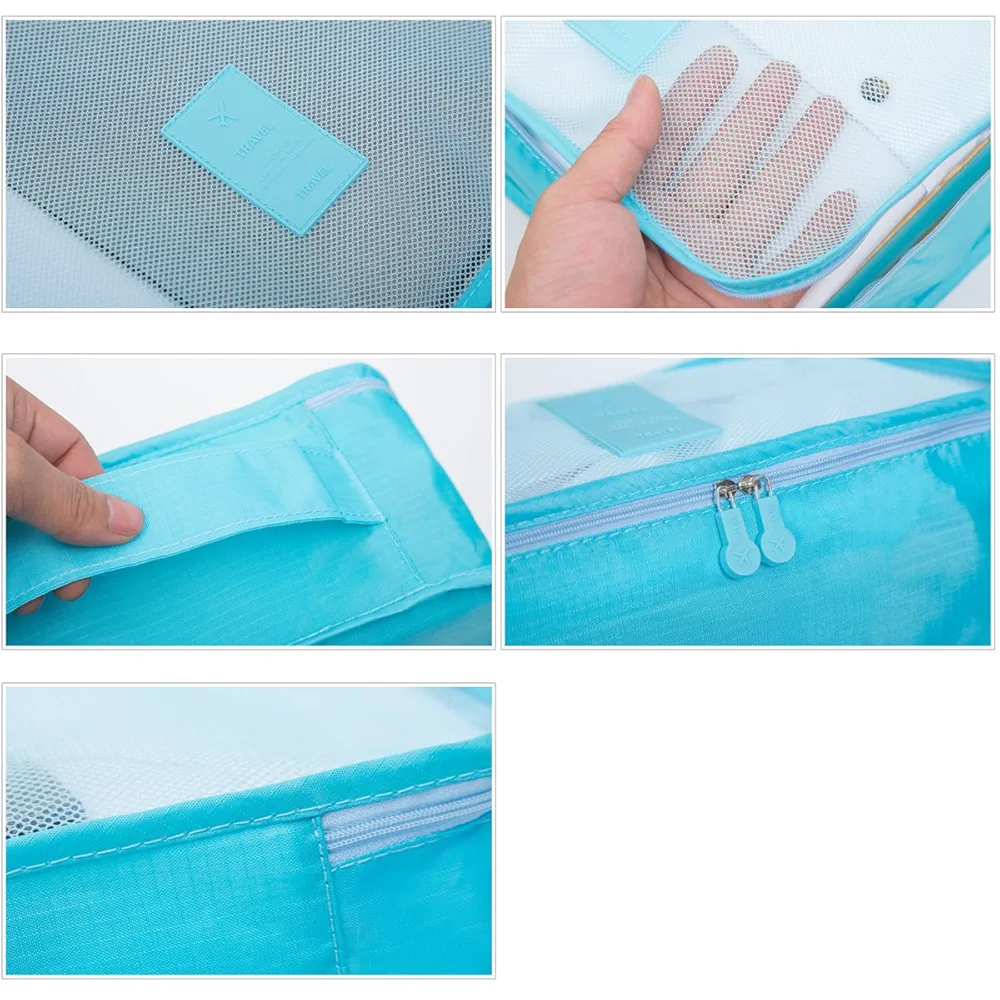 طقم منظم حقائب السفر 6Pcs